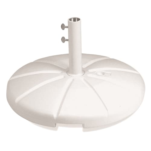 Grosfillex® Umbrella Base with Filling Cap, White